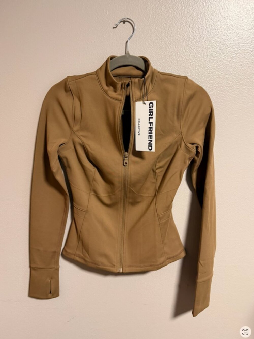 NWT Girlfriend Collective Zip-Up Jacket Size XS